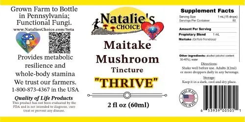 NataliesChoice Thrive Label