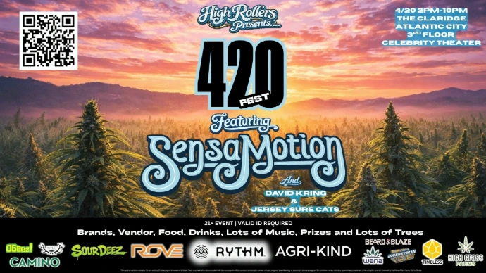 420 High Rollers April 20th 2026 Claridge Hotel announcement
