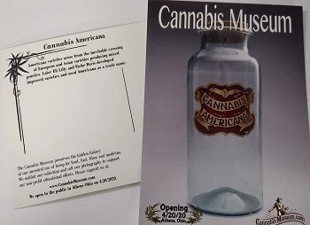Note card with image of glass bottle empty